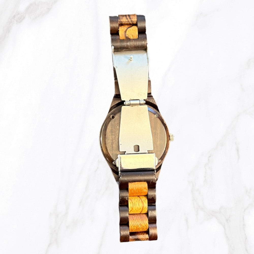 Treehut Men’s Wooden Watch – Mixed Wood with Wooden Dial - Picture 3 of 5